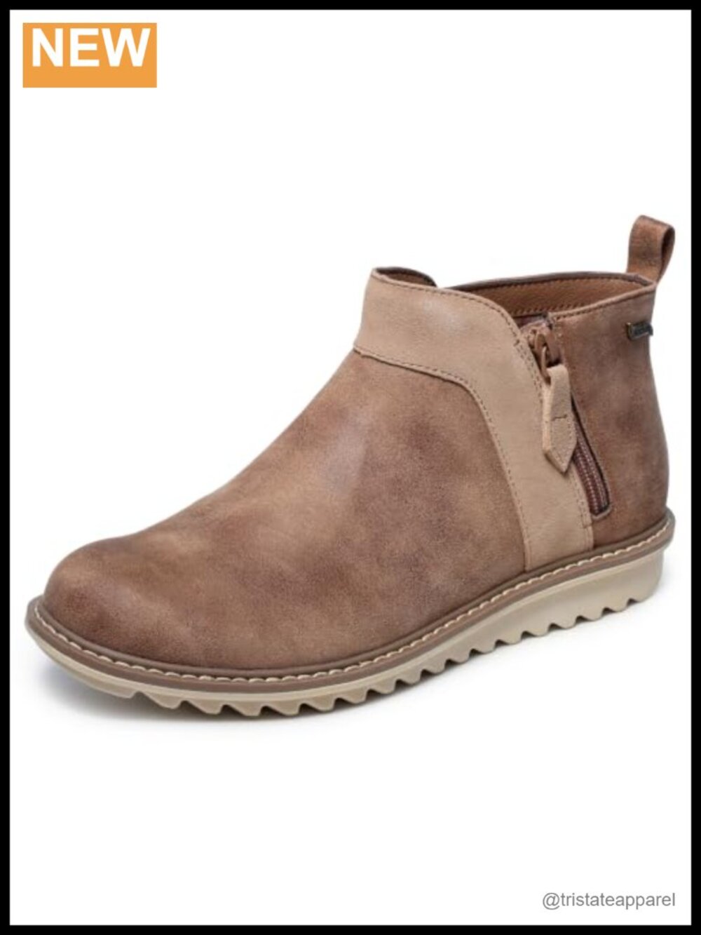 Women's Ankle Boots Snug Fit Faux Leather Side Zip Chelsea Boots